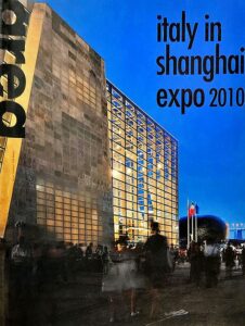 Giuseppe Di Nicola at the Italian Pavilion for Expo 2010 in Shanghai, featured in AREA magazine