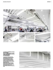 Editorial feature in Domus Greater China showing Giuseppe Di Nicola at a Shanghai architecture event discussing design value, materials, and construction