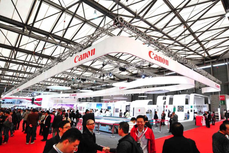 2,400 sqm Canon exhibition space designed for All Print China.